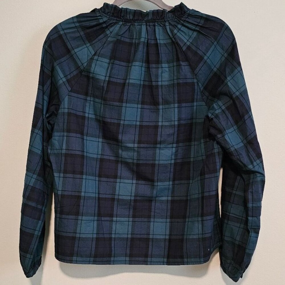 **NWT** Women’s Southern Tide Aubree Green and Blue Plaid Top, Small - Picture 4 of 9